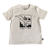 Camiseta Dino Time Gris